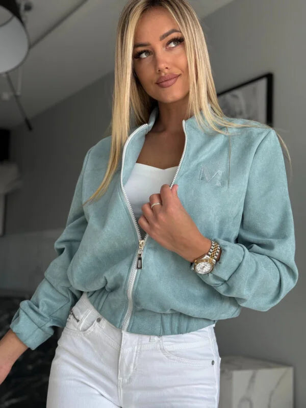 Logo bomber jacket