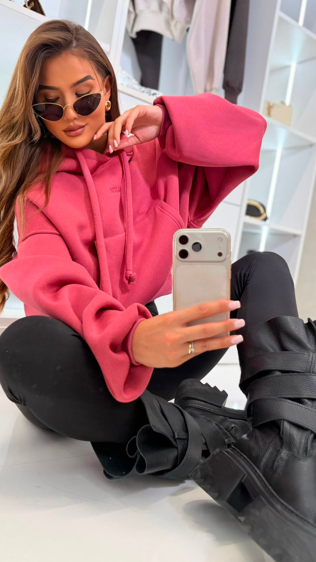 Bluza HOODIE – szminka