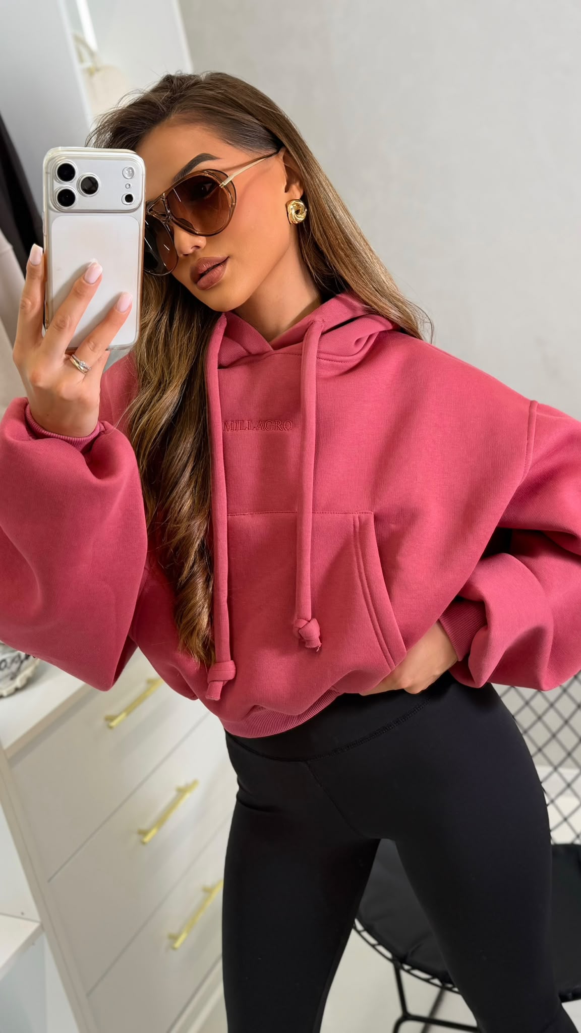 Bluza HOODIE – szminka