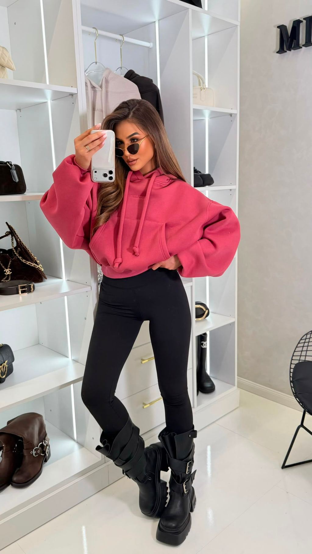 Bluza HOODIE – szminka