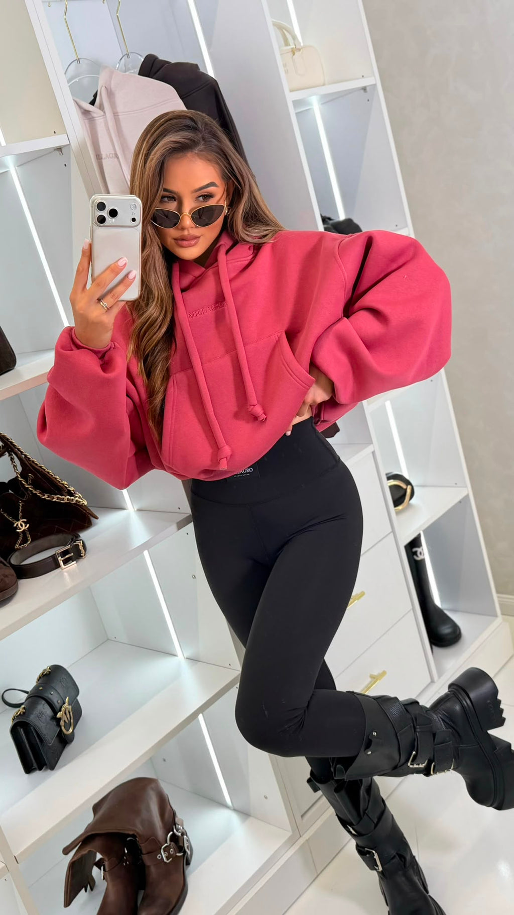 Bluza HOODIE – szminka