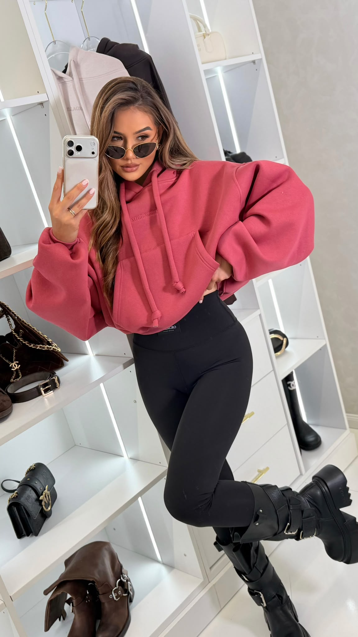 Bluza HOODIE – szminka